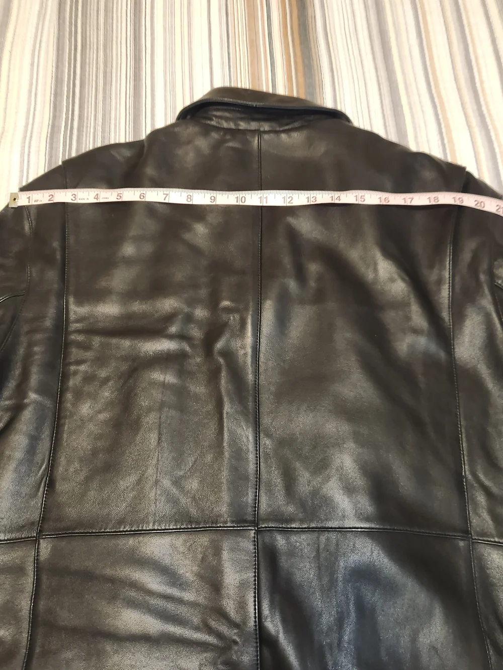 Brandini Black Leather Le Collezioni Jacket Mens Size Large